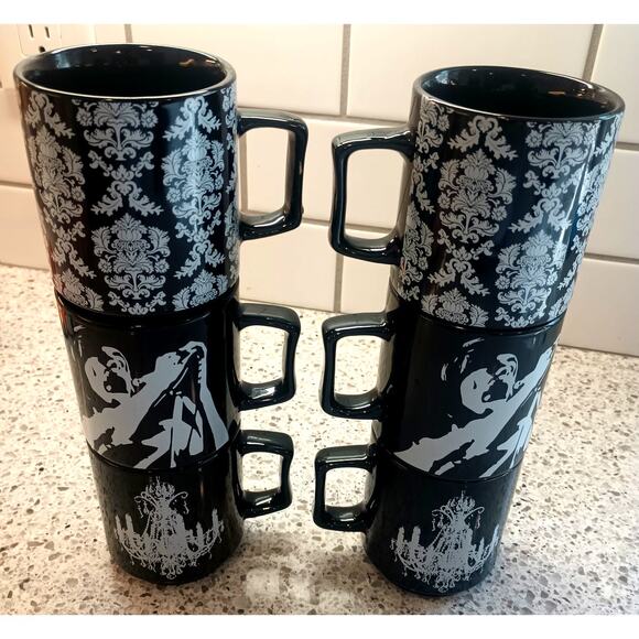 Romantic Rock Collection 2003 RAAM 6 oz Mugs Set of 6 Collectible Cups - Picture 7 of 10